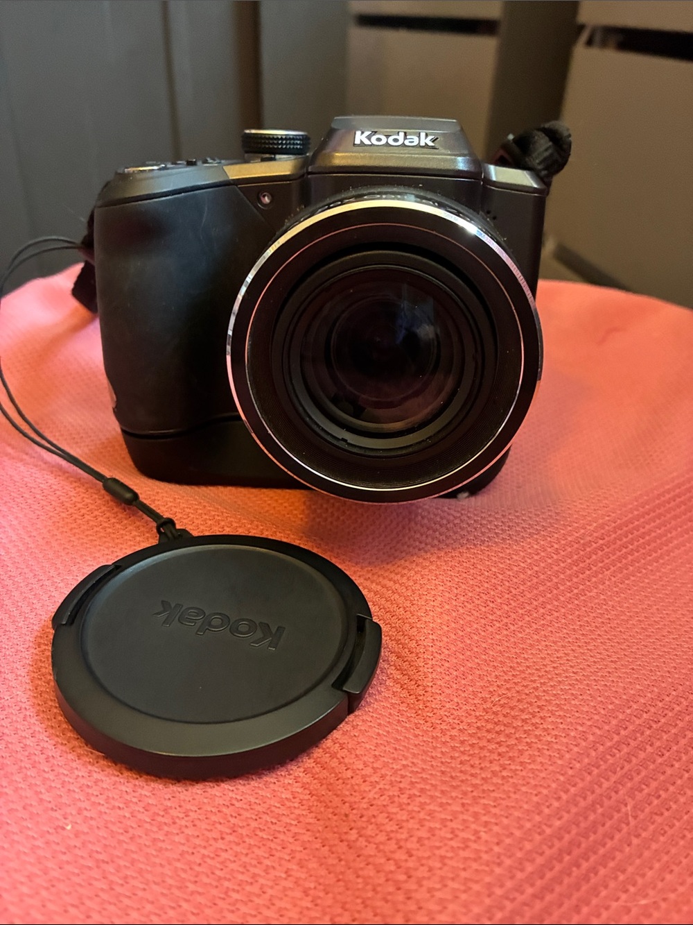 Kodak Black Digital Camera with Zoom Lens and Lens Cap